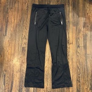 Black Straight Leg Track Pants Madonna H&M Early 2000’s